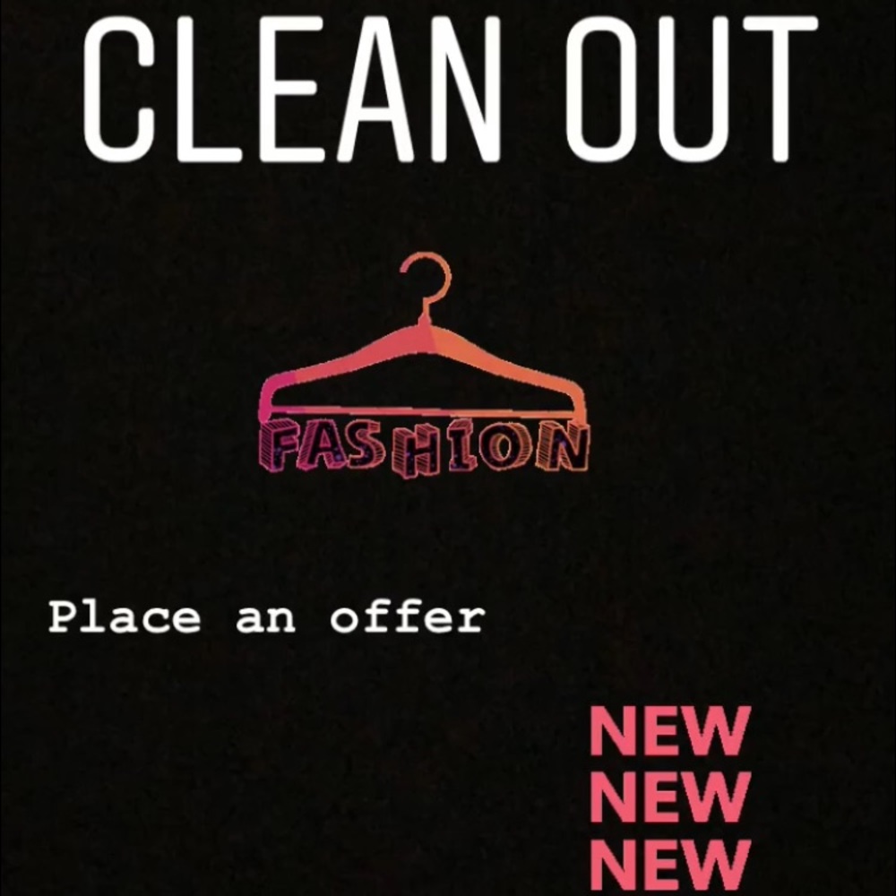 ‼️Closet Clean Out happening now‼️